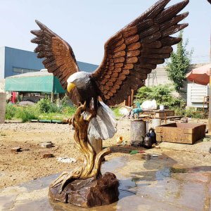 Eagle Bronze Statue For Sale