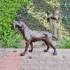 Bronze Hunting Dog Sculpture For Sale - Image 2