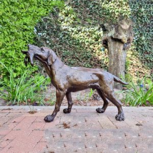 Bronze Hunting Dog Statue For Sale