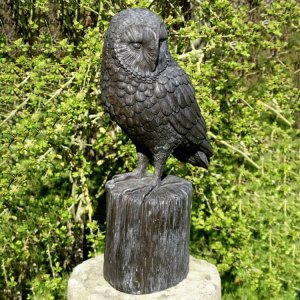 Bronze Owl Statue At Home For Sale