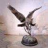 Bronze Owl Statue To Scare Birds For Sale - Image 3