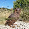 Bronze Great Horned Owl Statue For Sale - Image 2