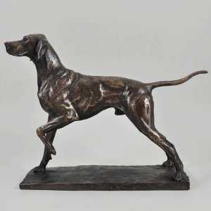 Bronze Pointer Dog Statue For Sale