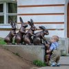 Bronze Bunny Statue For Sale - Image 3