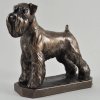 Bronze Schnauzer Statue For Sale