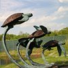 Bronze Sea Turtle Statue For Sale - Image 2