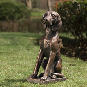Vizsla Bronze Sculpture For Sale