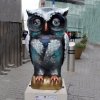 Fiberglass Large Owl Garden Statue For Sale - Image 4