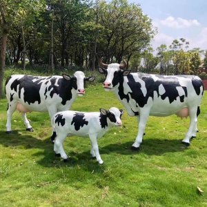 Large Resin Cow Statue For Sale