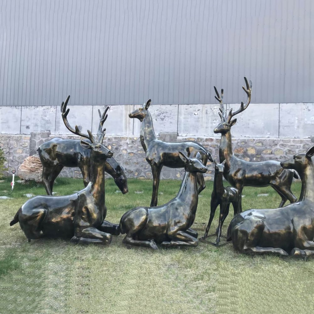 Factory Price Bronze Deer Statue For Sale
