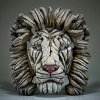 Resin Edge Sculpture Lion Bust For Sale - Image 2