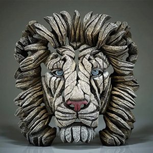 Factory Price Resin Edge Lion Bust Statue