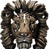 Resin Edge Sculpture Lion Head For Sale - Image 4