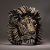 Resin Edge Sculpture Lion Head For Sale - Image 3