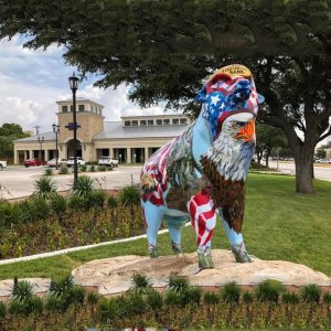 painted Fiberglass Sheep Statue For Sale