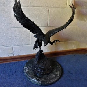 Eagle Bronze Sculpture For Sale