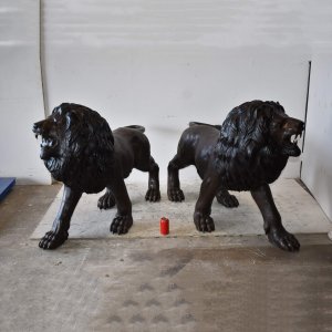 Factory Supply Bronze Large Lion Statue Outdoor