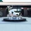 Mirror Polished Stainless Steel Large Metal Cow Sculpture For Sale - Image 3