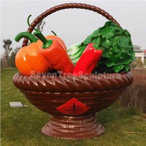Fiberglass Fruit And Vegetable Sculptures