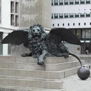 Factory Direct Supply Bronze Life Size Lion Statue For Sale