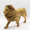 Manufacturer Brass Lion Gold Statue For Sale