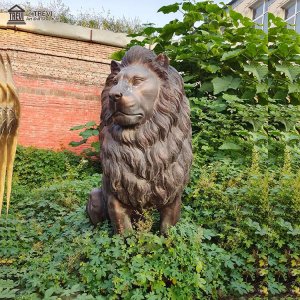 Life Size Bronze Lion Statue For Home
