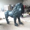 Bronze Lion Statues Outside House For Sale