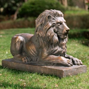 Bronze Lion Statue Home Decor For Sale