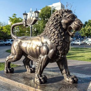 Factory Price Bronze Lion Statues For Outside
