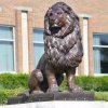 Factory Supply Bronze Seated Lion Statue - Image 3