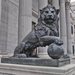 Hot Sale Bronze Lion Statues For Driveway