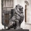 Factory Supply Bronze Seated Lion Statue - Image 4