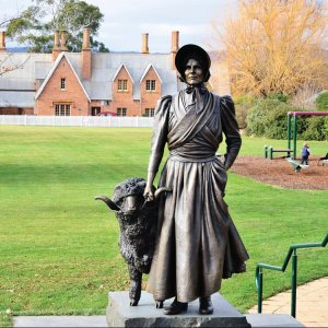 Bronze Merino Sheep Statue For Sale