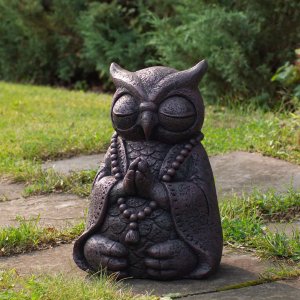 Outdoor Bronze Owl Sculpture For Sale