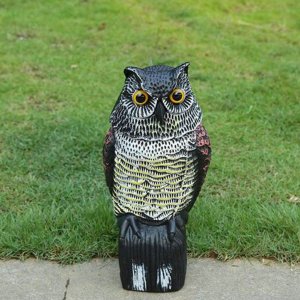 Resin Owl Statues To Scare Birds Away