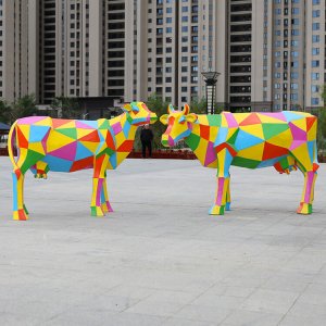 Fibreglass Cow Statue Life Size For Sale