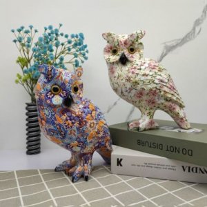 Hot Sale Resin Owl Sculptures
