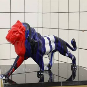 Fiberglass Lion Statue Large Animal Sculpture For Sale