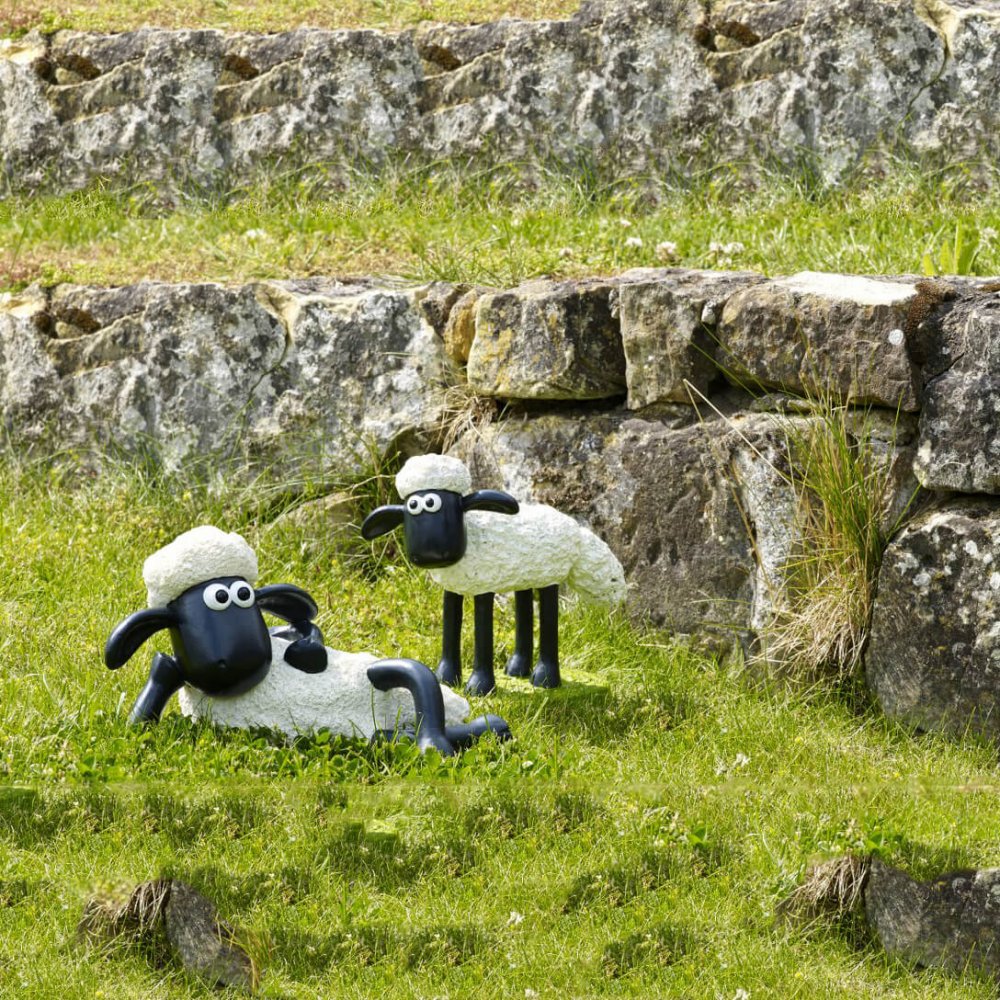 Fiberglass Shaun The Sheep Garden Sculpture - Image 3