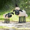 Cute Fiberglass Outdoor Sheep Statues