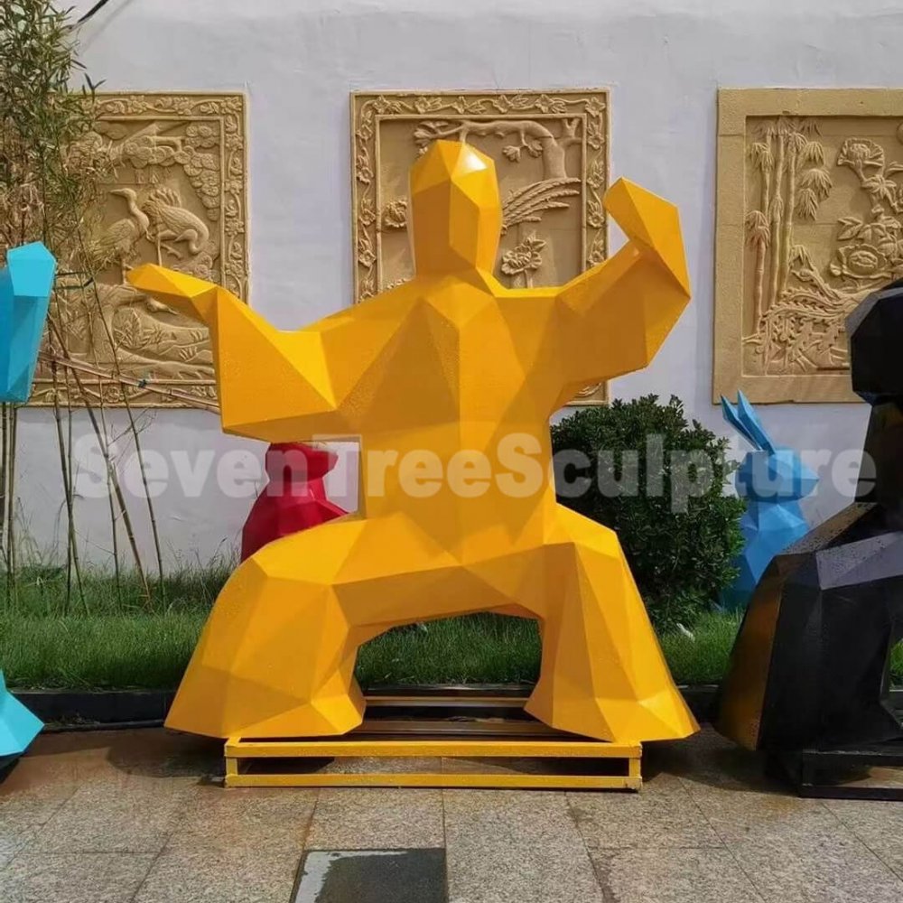 Factory Wholesale Fiberglass Tai Chi Statue - Image 3