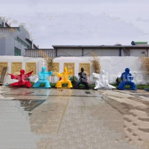 Factory Wholesale Fiberglass Tai Chi Statue