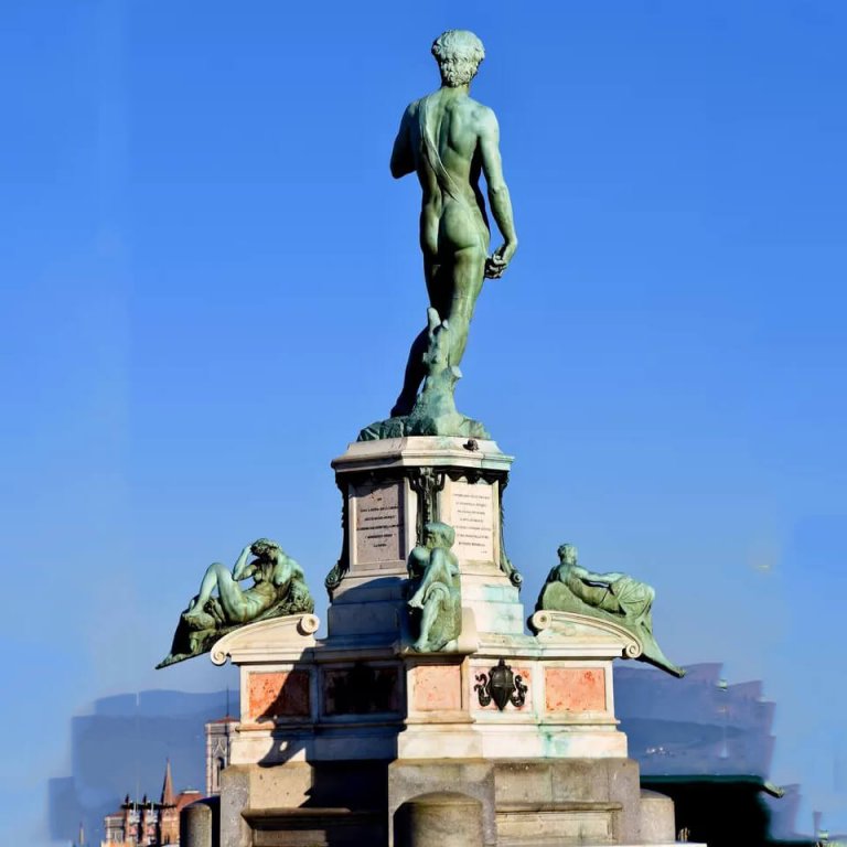 Life Size Bronze David Statue By Michelangelo For Sale SevenTreeSculpture