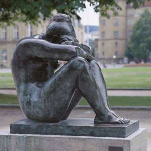 Bronze The Night Sculpture By Aristide Maillol