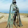 King Arthur Bronze Sword With Warrior Statue For Sale - Image 2