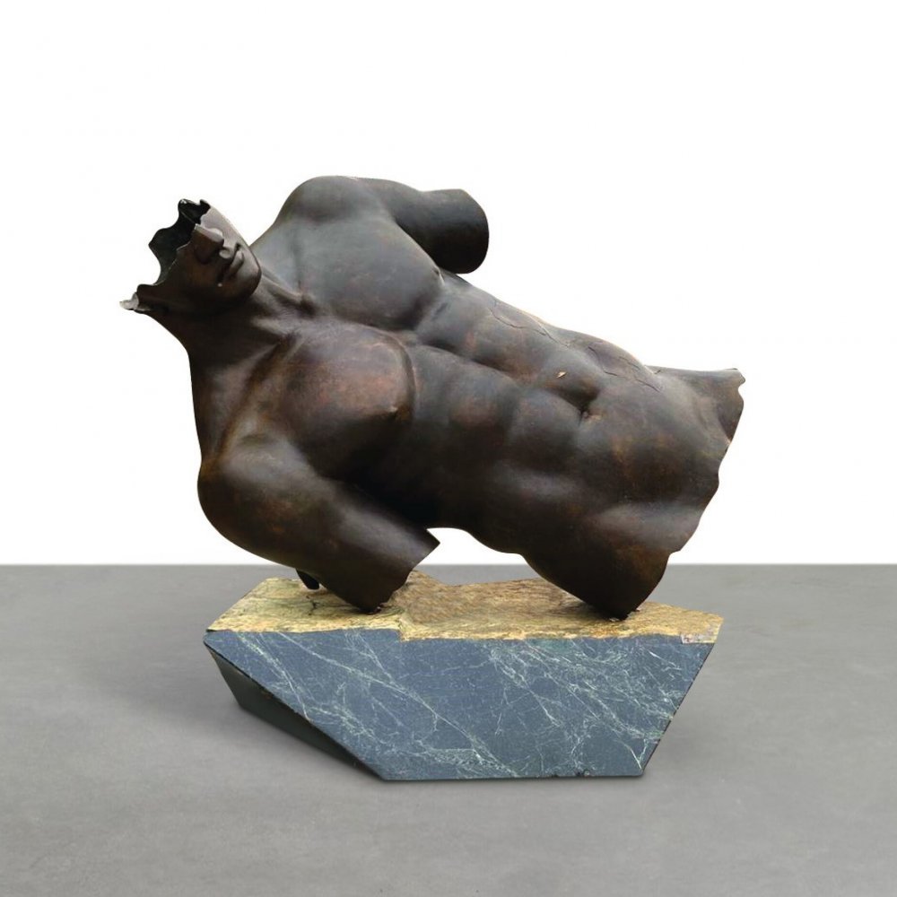 Igor Mitoraj Bronze Sculpture Torso Di Lkaro For Sale