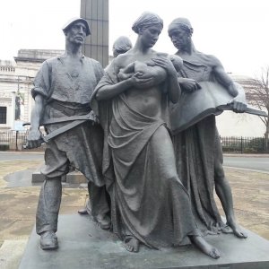 Bronze Leverhulme Memorial Sculpture For Sale