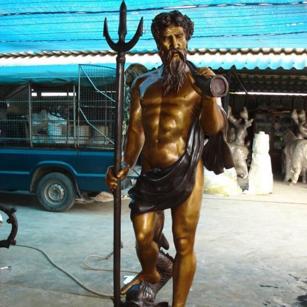 Buy Famous Greek Bronze Poseidon Statue - Image 4