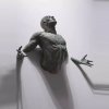 Bronze Wall Man Matteo Pugliese Sculpture For Sale - Image 2