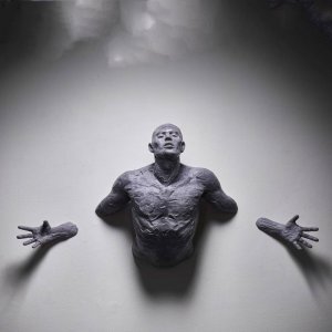 Matteo Pugliese Bronze 3d Man Statue For Sale